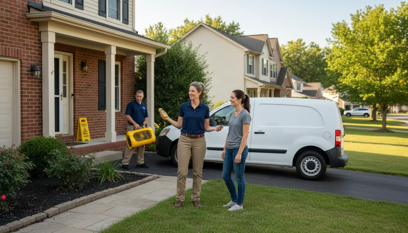 Water restoration image for Home Water Damage Repair in Sherman, TX